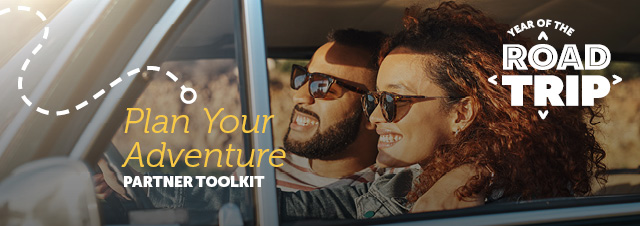 Year of the Road Trip. Plan your adventure partner toolkit